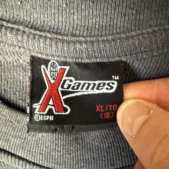 Y2K X games ESPN Skateboard Long Sleeve T-Shirt - Picture 4 of 5